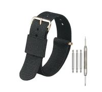 ROWCES Nylon Watch Strap 16mm 18mm 19mm 20mm 22mm Men Women Watchband Watch Accessories, 18mm