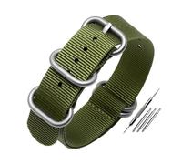 ROWCES Nylon Watch Strap 16mm - 26mm Watch Band Waterproof Watch Strap Solid Color Watch Replacement Wristband + Installation Tools, 26mm