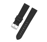 ROWCES Nylon Watchband 18mm - 24mm Wristband Canvas Durable Sport Watch Strap Comfortable Leather Lining, 21mm