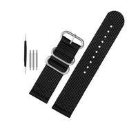 ROWCES Nylon Watchband 18mm - 26mm Waterproof Canvas Watch Strap for Men's Watch Accessories, 21mm
