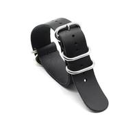 ROWCES Vintage Leather Watch Strap 18mm - 24mm Nato Watch Wristband for Men's Watch Replacement Accessories, 24mm
