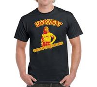 Rowdy Roddy Piper Mens T-Shirt Wrestling Legend Wrestler 80S Icon Tribute Black L