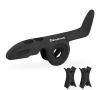 ROWELL Violin Bow Holder for Practice- Silicone Hand Position Corrector Non-Slip Teaching Tool for Beginners Students Improve Bow Grip & Posture Violin Teaching Aid With 2 Bow Stopper Black