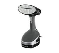 Rowenta Access Steam+ DR8150 Steam Brush, Vertical Iron 1600 W, 190 ml Tank, Eliminates Wrinkles, Odors and Sanitizes, Delicate and Thick Clothing Accessory, Cable 3 m, Grey/Black