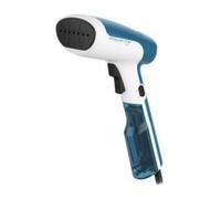 Rowenta Access Steam First DR6130 Vertical Steam Brush, 1300 W, 70 ml Tank, Removes Wrinkles, Odours and Disinfectant, Sensitive and Thick Clothing, 2.6 m, Blue White