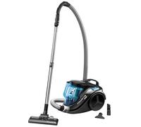Rowenta Compact Power Cyclonic Vacuum Cleaner RO3731EA, 750W Bagless, 1.5l, Highly Efficient Filter, Black/Blue