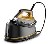 Rowenta Compact Steam Pro DG7644 Steam Iron Station (2200 Watt, Extra Steam Shock: 325 g/Min, Tank Capacity: 1100 ml) Black / Yellow