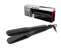 Rowenta Extra Liss SF411L Keratin & Tourmaline Coated Hair Straightener, LED Display, Large Floating Plate System, Temperature Adjustment & Auto Shutdown, Black