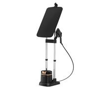 Rowenta IXEO Steamer for Clothes with Ironing Board 65 Inches 45 Second Heatup, 1 Liter Capacity 1500 Watts Ironing, Portable, Fabric Steamer, Garment Steamer, Adjustable QR1410,Black