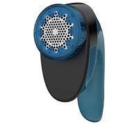 Rowenta Portable Lint Remover Shaver with Adjustable Shave Height, Fabric Defuzzer, Travel-Sized, Blue