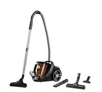 Rowenta RO723 RO7230, Silence Force Cyclonic Bagless Vacuum Cleaner Performing Silent Elegant Capacity 2.5L Special Home Accessories RO7230EA, Tube Material: Metal, Grey/Orange, 3 accesorios