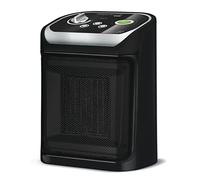 Rowenta SO9266 Mini Excel Eco Safe Fan Heater | 2 Power Levels | Compact | Quiet | Energy Saving Function | 1000-2000 Watts | 50 dB (A) | Washable Filter | Automatic Shutdown | Black