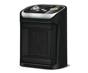 Rowenta SO9266 Mini Excel Eco Safe Fan Heater | 2 Power Levels | Compact | Quiet | Energy Saving Function | 1000-2000 Watts | 50 dB (A) | Washable Filter | Automatic Shutdown | Black