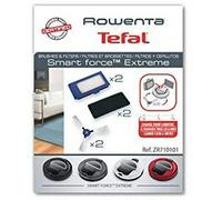 Rowenta ZR7101ES - Pack of 2 side brushes and 4 filters, accessories for smart force extreme robot vacuum cleaner (2 fine dust filters and 2 foam filters)