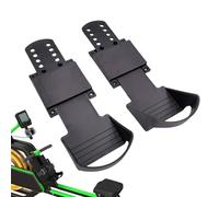 ROWER PEDALS - Non Slip Pedals for Rowers Seat Concept 2 Feet Strap for Rowing Machine Internal Rowing Pedals Use Black Rowing Accessories
