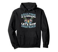 Rower Sculling - Row Boat Rowing Pullover Hoodie