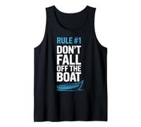 Rowers Rule Number One Dont Fall Off The Boat Rowing Team Tank Top