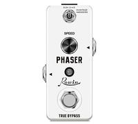 Rowin Analog Phaser Guitar Pedal with Vintage and Modern Modes Classic Sound 70's for Electric Guitar Bass True Bypass LEF-313