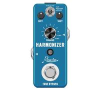Rowin LEF-3807 Guitar Harmonizer Pedal Digital Pitch Effect with True Bypass, Polyphonic Up/Down Shift and Detune Mode for Guitar,