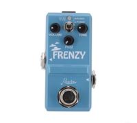 Rowin LN-322 FRENZY Effect Pedal for Electric Bass, Classic Fuzz Tone with 2 Modes, Compact Design for Vintage Sound, Green Casing