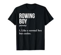 Rowing Boy Noun Like A Normal Boy But Cooler Paddling Kayak T-Shirt