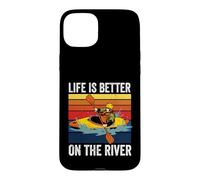 Rowing Canoe Kajak | Rower | Life Is Better On The River Case for iPhone 15 Plus