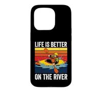 Rowing Canoe Kajak | Rower | Life Is Better On The River Case for iPhone 15 Pro
