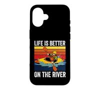 Rowing Canoe Kajak | Rower | Life Is Better On The River Case for iPhone 16