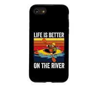 Rowing Canoe Kajak | Rower | Life Is Better On The River Case for iPhone SE (2020) / 7/8