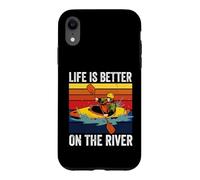 Rowing Canoe Kajak | Rower | Life Is Better On The River Case for iPhone XR