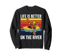 Rowing Canoe Kajak | Rower | Life Is Better On The River Sweatshirt