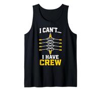 Rowing Crew Training Sculling Eight Cox Rower Tank Top