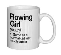 Rowing Definition Novelty Ceramic Coffee Mug Drinking Cup - Gifts for Women, Teen Girls, Coach, Crew - 11Oz Cup