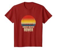 Rowing - For Rower - Retro Style - World's Okayest Rower T-Shirt