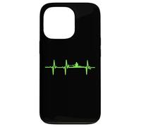 Rowing Heartbeat Rower Heart Pulse Green Line Row Crew Lover Case for iPhone 13 Pro