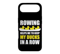 Rowing Helps Me Keep My Ducks in a Row Funny Case for iPhone Air