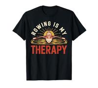 Rowing is My Therapy Rower Sports Training - T-Shirt