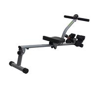 Rowing Machine,12 Levels of Resistance Adjustable Home Rowing Machine, Muscle Training Water Rowing Machine, Foldable Steel Aerobic Exercise Fitness Equipment