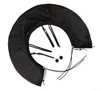 Rowing Machine Airflow Guide Cooling Cover for Fan Attachment - Polyester Rower Fan Bag, Reusable Gym Accessory, Black