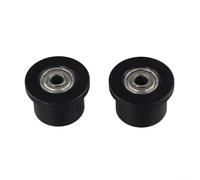 Rowing Machine Bearing and Pulley Set, Replacement Accessories for Rowing Device and Abdominal Machine, Inner Diameter 8mm, Large Outer Diameter 46mm/41mm, Small Outer Diameter 36mm/32mm (B 2PCS)