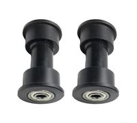 Rowing Machine Bearing Wheel, Plastic Pulley with 608zz Stainless Steel Bearing for 60mm Rectangular Tube Fitness Equipment