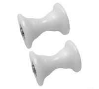 Rowing Machine Bearing Wheel Pulley for 60 * 30mm Elliptical Equipment Plastic for Enhanced Performance (2PCS)