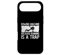 Rowing Machine Because Running Is A Trap Funny Erg Rower Case for iPhone Air