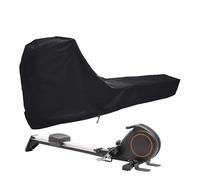 Rowing Machine Cover - Fitness Equipment Dust Shield, Indoor Rower Storage Protector | Water Resistant Fabric Guard with Elastic Heem and Zipper Closure to Keep Exercise Rowers Clean During Home Gym