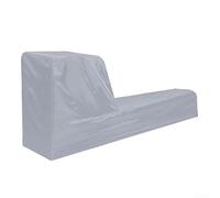 Rowing Machine Cover Waterproof 210D Oxford Dustproof UV Resistant Protection for Indoor Outdoor Gym Equipment Grey 241x61x100cm