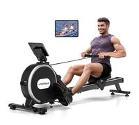 Rowing Machine, DMASUN Upgrade Magnetic Rowing Machines for Home Gym with 16 Levels Quiet Resistance - 350LB Capacity Rower Machine with App Compatible & Comfortable Seat