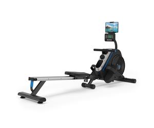 Rowing Machine Exercise Bike Magnetic Folding LED Monitor Adjustable Fitness