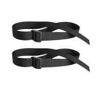 Rowing Machine Foot Strap - 75x2.5cm Elliptical Machine Pedals Strap Improves Flexibility | Under Desk Leg Exercise Piece with 2 Replacement Bands for
