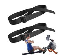 Rowing Machine Foot Straps-Leg Exerciser Machine Pedal Straps | Pedal Strap, 50 cm Universal Overlength Rowingmachine Foot for Fitness Home Sports Office Accessories