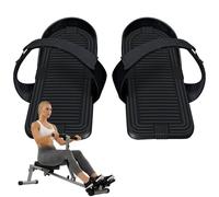 Rowing Machine Pedals - ABS 11.5x26 Cm Practical Non-slip Cycle Pedals,Adjustable Replacement Foot Pedal, Practical Leg Training Steppers, Elliptical Machine